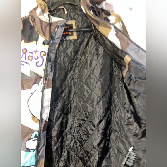 MEMBERS ONLY X NICKELODEON Rugrats Tommy Chucky Camo Jacket Men's Size M - Picture 7 of 8